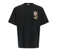 Kenzo - Wild Tiger Oversized T-shirt - Homme - Tops - Noir - Taille: XL