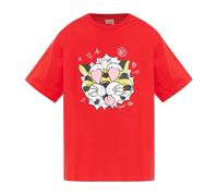 Kenzo - Wild Tiger Oversized T-Shirt - Homme - Tops - Rouge - Taille: M