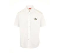 Kenzo - Wild Tiger Short Sleeve Shirt - Homme - Chemises - Blanc - Taille: S
