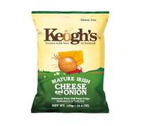 Keogh's Dubliner Irish Cheese & Onion Potato Crisps 125g