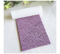 KEOKER Rouleau de texture en argile polymère, comme des feuilles de texture en argile polymère, excellent travail avec les emporte-pièces en argile polymère