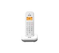 Keops - téléphone fixe sans fil avec écran lumineux, identification de l'appelant, 50 contacts, mode éco, compatibilité gap - blanc