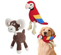 KEORHEZ Jouet Couineur pour Chien Créature Marine Mignonne pour Chiots Petits Et Moyens Chiens (Pieuvre Bleue)