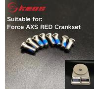 KEOS vis à 8 clous pour pédalier de vélo de route Sram Force AXS pédalier rouge Quarq utilisant 8 vis 8 Screws
