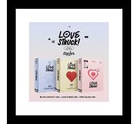 Kep1er LOVESTRUCK! 4th Mini Album FIRST BLUSH Version CD+1p Folded Poster On Pack+84p PhotoBook+2p PostCard+Tattoo Sticker+1p Hidden MessageCard+2p PhotoCard+Tracking Sealed