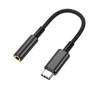 KEPEAK Adaptateur USB C vers prise jack 3,5 mm, adaptateur de type C vers casque, adaptateur audio numérique, dongle audio, puce DAC haute résolution, compatible avec iPhone 17/16/15 Pro/Max, Samsung