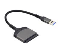 KEPEAK Câble adaptateur universel 5 Gbps USB 3.0 Type-A vers SATA 22 broches pour disque dur 2,5" HDD SSD