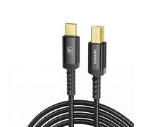 KEPEAK Câble d'imprimante USB C vers USB B de 2 m, câble MIDI USB 2.0 type C vers type B pour imprimantes, contrôleurs MIDI, scanners, piano numérique et instruments de musique