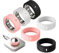 KEPEAK Lot de 6 protections de bague intelligentes pour Oura Ring Gen 5/4/3 | Ringconn Gen 3 Coque de protection en silicone pour Samsung Galaxy (code M pour 11/12/13/14/15)