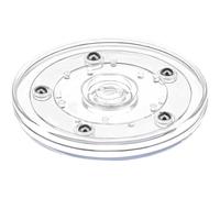 Kepfire 10 cm Acrylique Lazy Susan Plateau Tournant Organisateur Palier Tournant Affichage Base Cuisine Pimenter Étagère