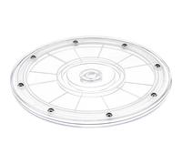 Kepfire 20,2 cm Acrylique Lazy Susan Plateau Tournant Organisateur Palier Tournant Affichage Base Cuisine Pimenter Gâteau Étagère