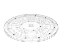 Kepfire Acrylique Lazy Susan Plateau Tournant 30 cm Organisateur Palier Tournant Affichage Base Cuisine Pimenter Gâteau Étagère
