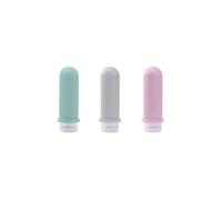 Kepgapo Bouteilles de Voyage Portables en Silicone Contenant Liquide Vide Rechargeable Emballage Lotion Shampooing Conteneur Crème Voyage 90 Ml C