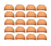 Kepgapo HD Bonnet de Perruque Bonnet de Bas Transparent Bonnet de Perruque Bonnet en Nylon Fin Couvre-TêTe Pratique Multifonctionnel, Marron 20 PièCes