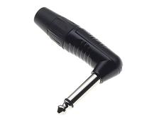 Keple 6,35 mm 1/4" prise jack mono, 2 pôles, poignée en plastique, prise de réparation TS mâle type à souder, connecteur de câble audio DIY avec contacts étamés