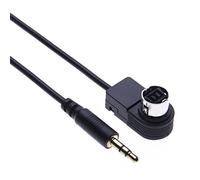 Keple Adaptateur de Câble d'entrée Auxiliaire de Stereos Alpine Aux Entrée 3.5mm Adaptateur Compatible avec Alpine/JVC Stereo IDA X100 / X200 / X300 / X301 / X303 / X305 / X311 / X313