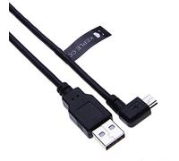 Keple Angle Droit Mini USB Câble USB A vers Mini USB Chargeur Cordon Compatible avec Garmin nuvi 2445/2455 / 2460T / 2475LT / 2496LMT / 2515 / 2595LMT | 1M