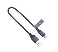 Keple Câble Micro USB Rapide Chargeur Données en Nylon Compatible avec KitSound Hive 2 / SoundLink Mini, SoundLink Colour/Goji GBTB14 / Aves Aqua/EasyAcc Mini, EasyAcc Energy Cube (0.25m)