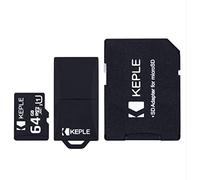 Keple Carte Mémoire microSD de 64 Go Classe 10 Compatible avec Panasonic Lumix DMC-SZ10, DMC-SZ3, DMC-SZ8, DMC-S2, DMC-SZ1, DMC-SZ7, DMC-SZ5 SLR Caméras | Micro SD 64 Go