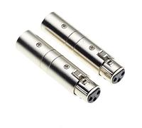 Keple Couplage XLR mâle à femelle | Adaptateur d'inversion de phase pour câbles d'instrument et rallonges de microphone | 2 pièces