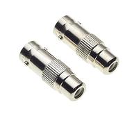 Keple Coupleur BNC vers phono, adaptateur BNC femelle vers phono femelle, connecteur RCA vers BNC, lot de 2