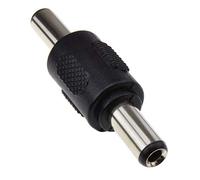 Keple Coupleur DC Male a Male, Connecteur 2,5 mm x 5,5 mm, Adaptateur d'extension de Cable d'alimentation, Raccord, Adaptateur pour Caméra IP, CCTV, DVR, Bande Lumineuse LED