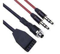 Keple Entrée Auxiliaire Pack de Support Adaptateur de Câble Audio Auxiliaire Câble Auxiliaire 3,5 mm Mâle 1m Compatible avec B M W (E46) 320I 320 CI CIC 323I 323 325I 325 328I 328 330I 330