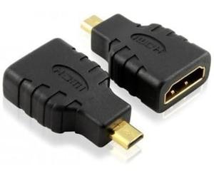 Keple Micro HDMI Auf HDMI Adapter Von Typ D Gold Plated Converter Adapter für Panasonic Lumix DMC HC Kamera Zubehör zum TV HDTV LCD Plasma Monitor Unterstützt 3D 4K 1440p 1080p Audio & Video