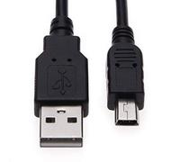 Keple Mini USB Câble 5m Chargeur Compatible avec D2H, D2Hs, D2X, D2Xs, D3, D3X, D3S, DS3, D4, D40, D40X, D50, D60, D70, D70s, D80, D90, D100, D200, D300, D600, D610, D3000, D3100, D7000 | Câble