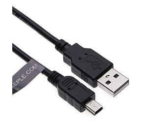 Keple Mini USB Câble USB A vers Mini USB Chargeur Cordon Compatible avec Garmin Dash Cam 10/20 / 30/35 / 45, Proofcam PC101, Rac NRAC02, Vantrue X2, SJCAM SJ5000X Elite, Z-Edge Z3 | 0.5M