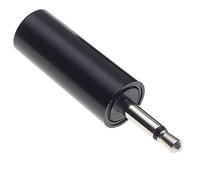 Keple Prise mono 2,5 mm - Poignée en plastique Prise de réparation TS 2 broches mâle Type de soudure Connecteur de câble audio DIY - 5 pièces