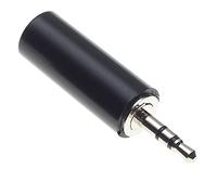 Keple Prise stéréo 2,5 mm - Poignée en plastique Prise de réparation TS 3 broches mâle Type de soudure Connecteur de câble audio DIY - 5 pièces