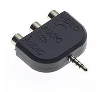 Keple Répartiteur Audio par câble RCA pour vidéo et Audio stéréo | Adaptateur répartiteur AV avec 1 fiche RCA vers 3 Prises RCA