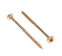 Keple Vis à Bois 8 mm x 180 mm - Torx pour Traverses de Chemin de Fer et Terrasse, Longues pour Assemblage et Construction - Lot de 50 Pièces