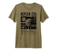 Kepler-22b Exoplanète Astronome Astronome Science Spatiale T-Shirt Haut de Gamme