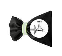 Keplin Housse de robinet d'extérieur avec bande réfléchissante - Protection contre le gel pour l'hiver - Imperméable - Oxford 210D avec rembourrage en coton - Compatible avec la plupart des robinets