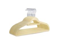 KEPLIN Lot de 20 cintres antidérapants en Velours avec Barre à Cravate et Crochet à 360°, durables et Robustes, Peu encombrants pour Costumes, Vestes et vêtements, Solution de Rangement à Domicile