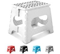 KEPLIN Marchepied Pliable Robuste de 27,9 cm | Repose-Pieds Pliable antidérapant pour Tout-Petits, Enfants et Adultes | Portable, en Plastique léger avec poignée de Transport pour intérieur ou