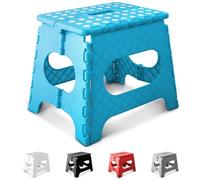 KEPLIN Marchepied Pliable Robuste de 27,9 cm | Repose-Pieds Pliable antidérapant pour Tout-Petits, Enfants et Adultes | Portable, en Plastique léger avec poignée de Transport pour intérieur ou