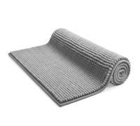 KEPLIN Tapis de bain et de toilette antidérapant en microfibre doux, moelleux et confortable, lavable en machine, absorbant l'eau et séchage rapide pour garder la salle de bain et la maison hygiénique