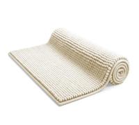 KEPLIN Tapis de bain et de toilette antidérapant en microfibre, doux, moelleux et confortable, lavable en machine, absorbant l'eau et séchage rapide pour garder la salle de bain et la maison