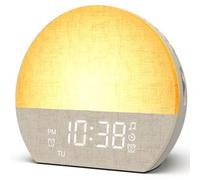 KEPLUG Réveil Lumineux Simulateur d'Aube, Reveil Matin Lampe de Chevet