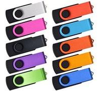 Kepmem 20 Pièce Mémoire USB Stick (64MB) Couleur Mixte Pivotante Clé USB G