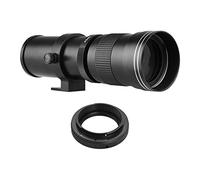 keppy Objectif MF super téléobjectif F/8.3-16 420-800 mm T Mount avec bague d'adaptation universel filetage 1/4 de remplacement pour appareils photo Canon EOS 80D 77D 70D 60D 60Da 50D 7D 6D 5D T7i T7s