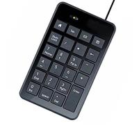 Keptfeet Clavier USB 10 Touches - Clavier numérique Compact avec 23 Touches pour Une comptabilité financière Rapide,Silent Typing PC Externe Extension Petit pavé numérique Pavé numérique