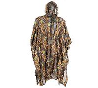 Keptfeet Costume Ghillie à Feuilles, Costumes Camo Ghillie en Plein air, Camouflage Poncho Cape Stealth Ghillie Suit pour la Photographie d'animaux en Plein air