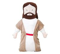 Keptfeet en Jésus - en Peluche Douce Jésus comme Cadeau chrétien Religieux pour Hommes et Femmes - Décoration Confortable la Maison Jouet Jésus comme oreillers