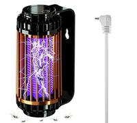 Keptfeet Piège à Insectes,Insect Fly Trap 3000V Lampe UV Haute Puissance - Tueur d'insectes électrique d'extérieur avec Brosse Facile à Nettoyer, 3000 V Haute Puissance Anti-Insectes UV pour la