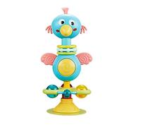 Keptfeet Ventouse pour Chaise Haute pour bébé, Jouet Plateau développement interactif pour bébé, Jouet Ventouse d'oiseau, Jouet Ventouse Chaise Salle à Manger pour bébé, artefact d'