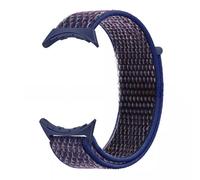 Kepuch Bande Velcro Tressée Nylon Compatible avec Google Pixel Watch 3 43mm - Bracelet Elastique Tressé de Remplacement pour Femmes Hommes - Indigo